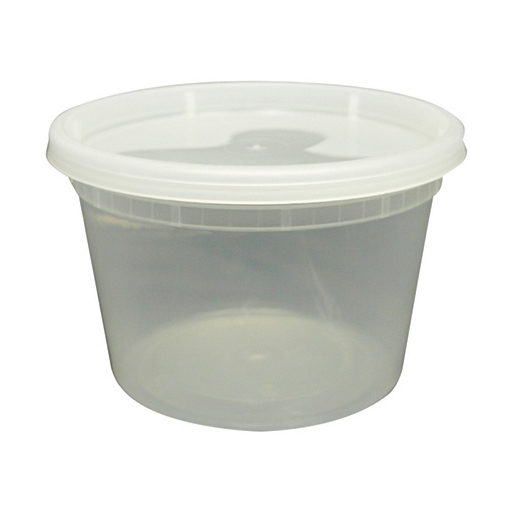 塑膠湯盒/蓋 16 oz