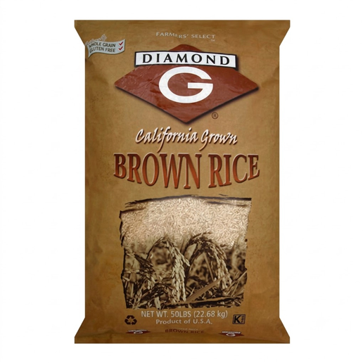 Rice Brown Calrose 50 lb